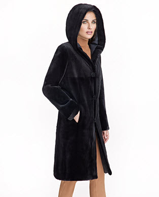 Sheared Mink Reversible Coat