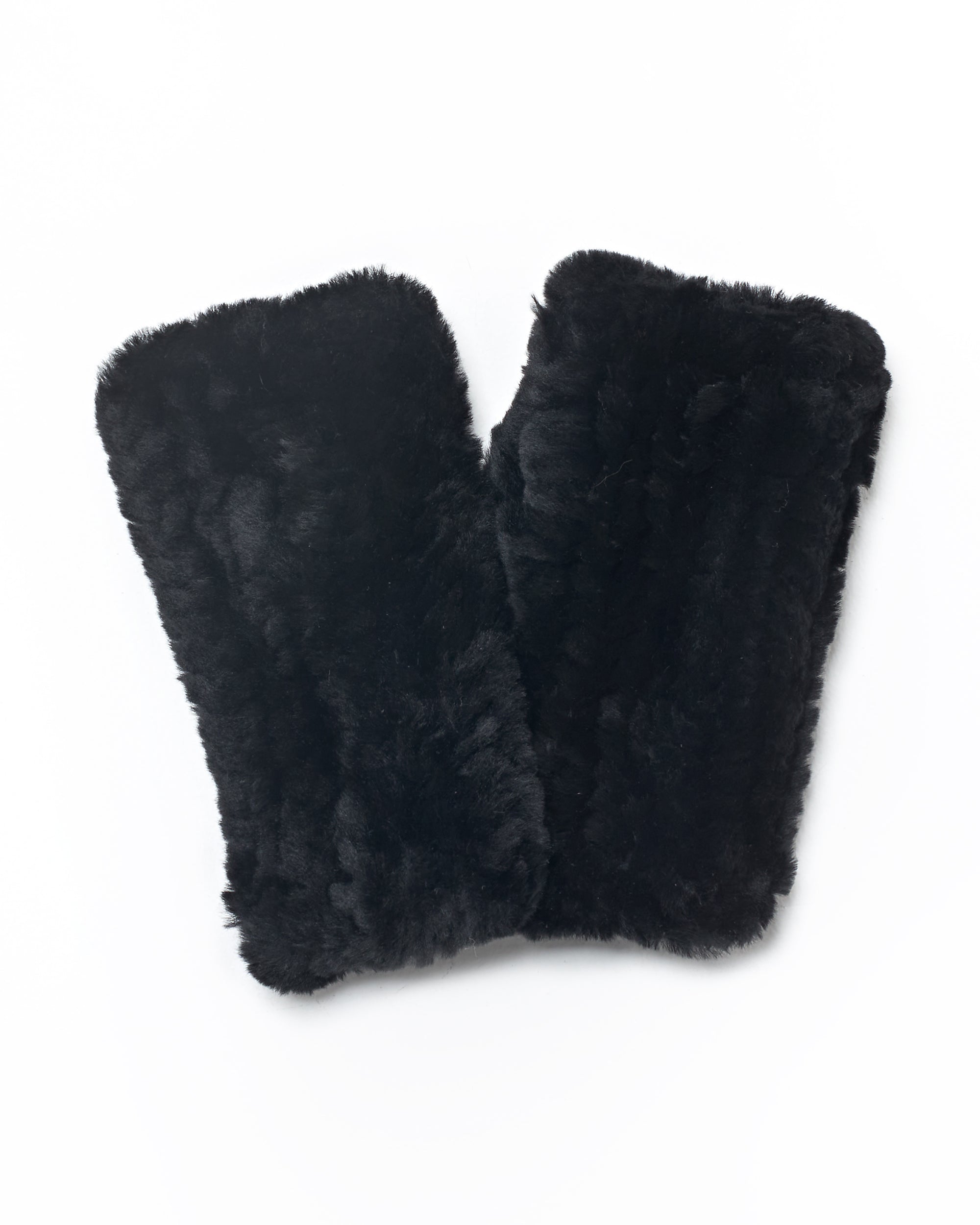 Knitted Shearling Lamb Gloves