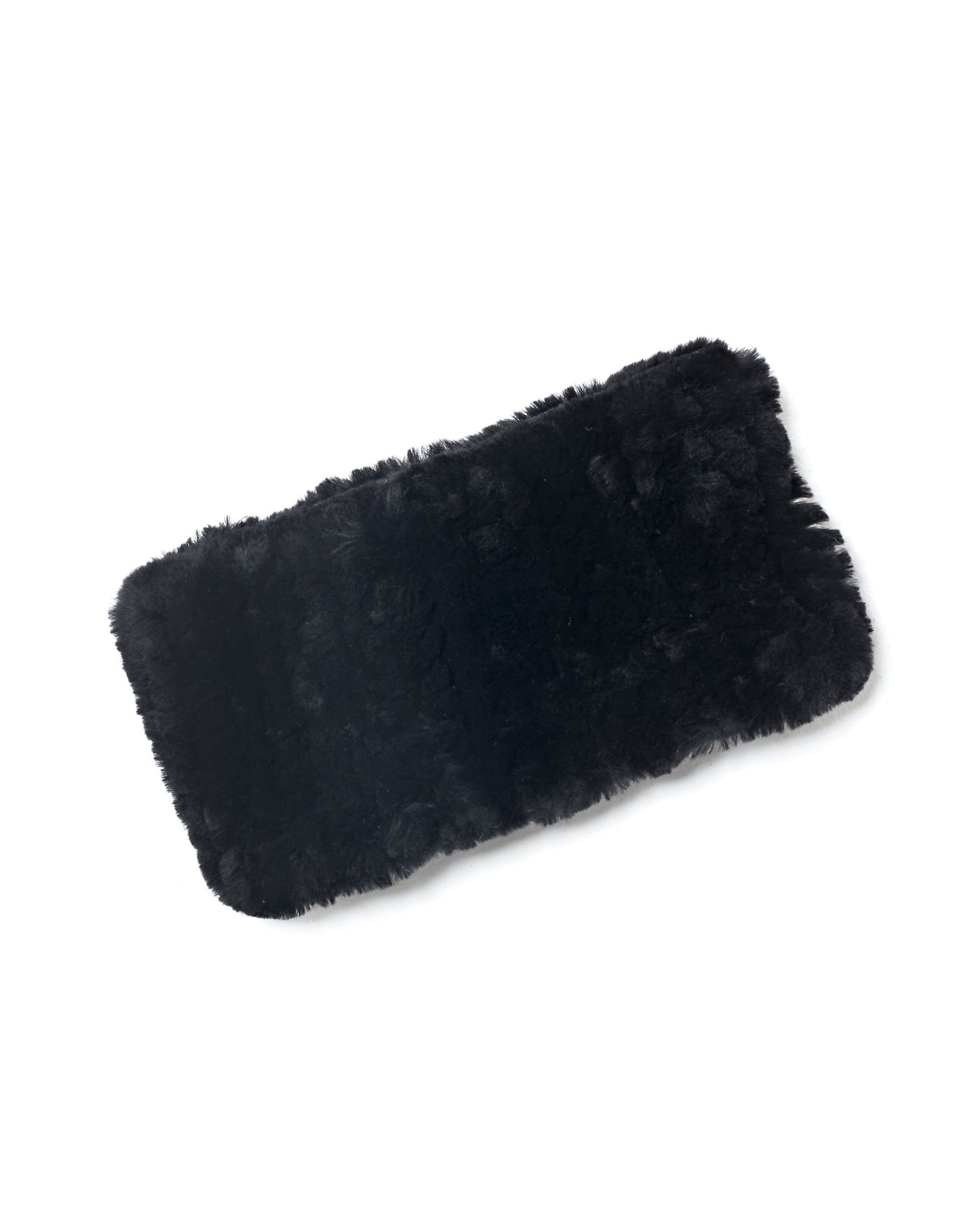 Diadema de piel de oveja tejida