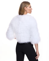 Cropped Feather Bolero- Maximilian